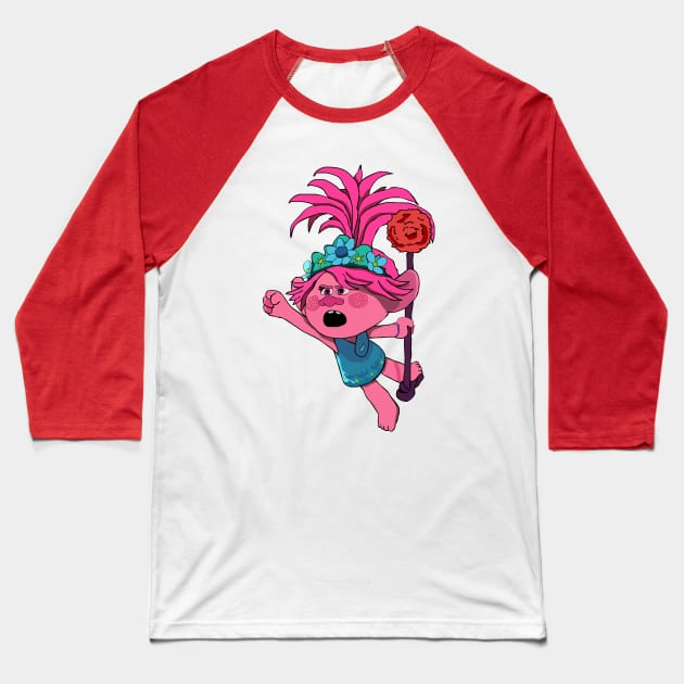 Trolls world tour Baseball T-Shirt by d1a2n3i4l5